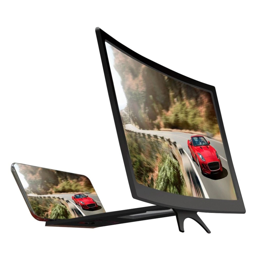 Curved screen mobile phone